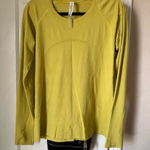 Lululemon Athletica Yellow Long Sleeve Hoodie